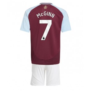 Aston Villa John McGinn #7 Domaci Dres za Dječji 2024-25 Kratak Rukavima (+ kratke hlače)